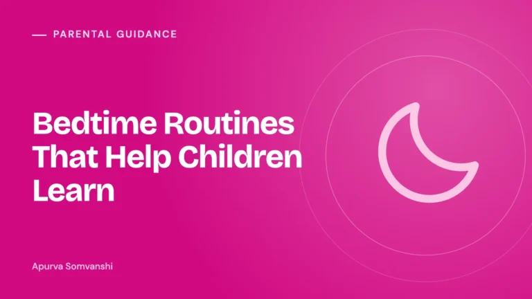 Bedtime Routines That Help Children Learn