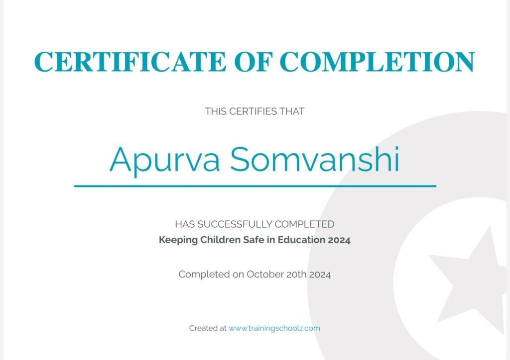 Certificate: Keeping Children Safe in Education 2024
