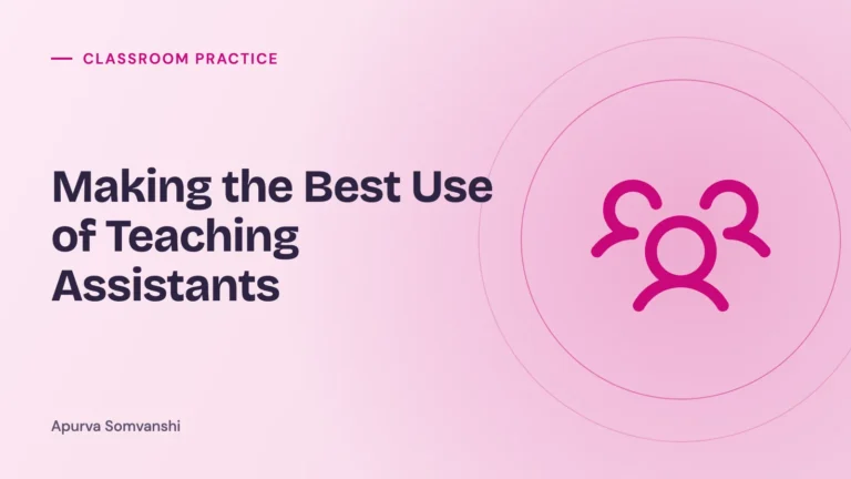 Making the Best Use of Teaching Assistants