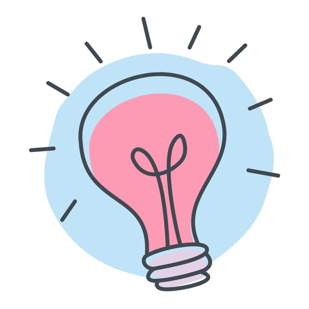 Illustration of a light bulb