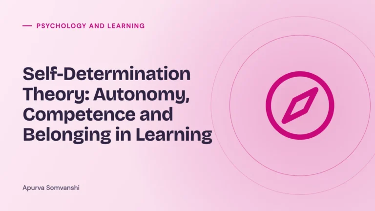 Self-Determination Theory: Autonomy, Competence and Belonging in Learning